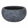 Plantenschaal Arizona Bullet - D42 X H21cm - Donkergrijs -Pokon Winkel arizona bullet bowl graphite d42h21 plantenschaal 1