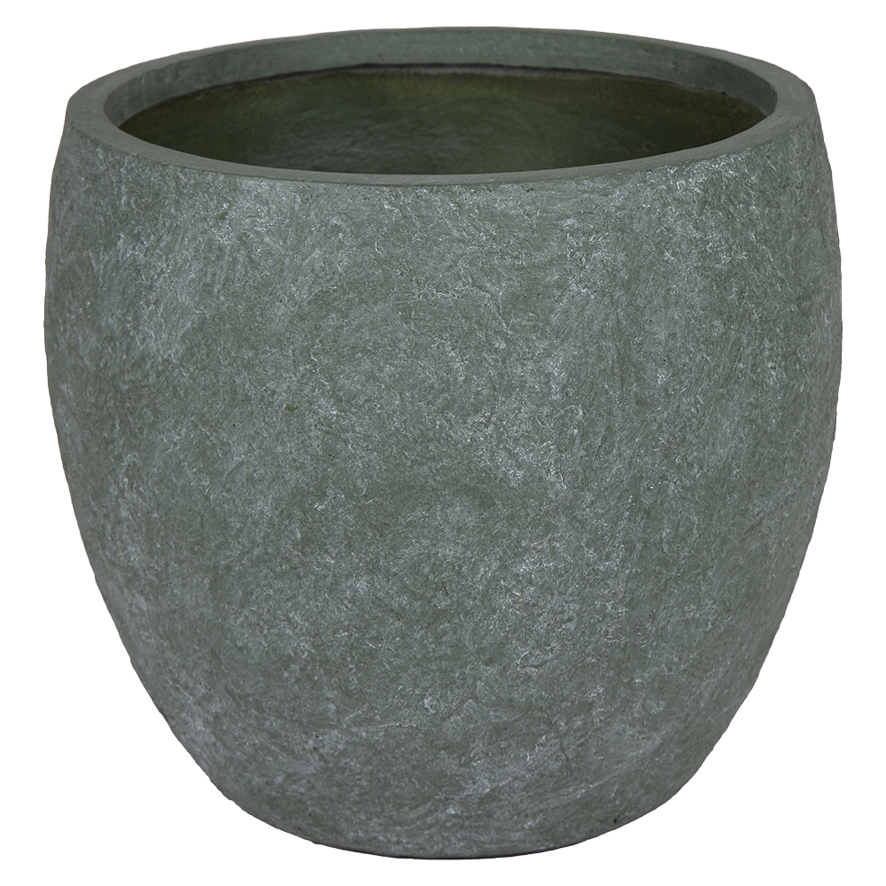 Bloempot Arizona Bullet Cypress Wash - D44 X H39cm - Groen 3 Bloempot Arizona Bullet Cypress Wash - D44 X H39cm - Groen