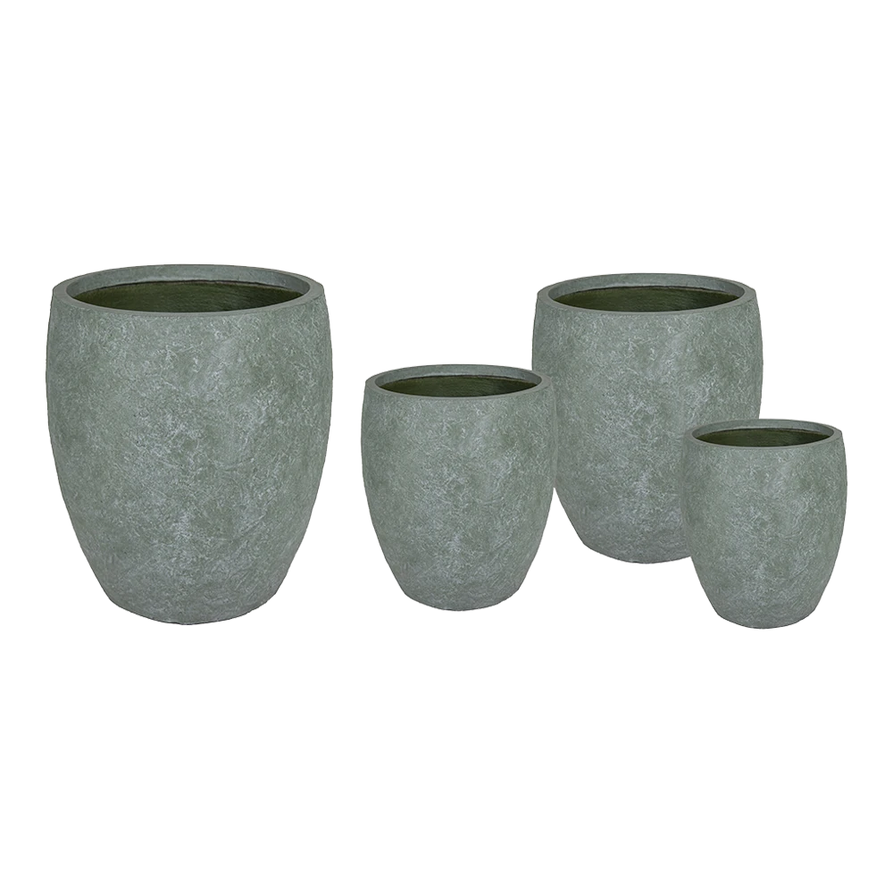 Bloempot Arizona BulletHigh Cypress Wash - D34 X H38cm - Groen 4 Bloempot Arizona BulletHigh Cypress Wash - D34 X H38cm - Groen - Afbeelding 2