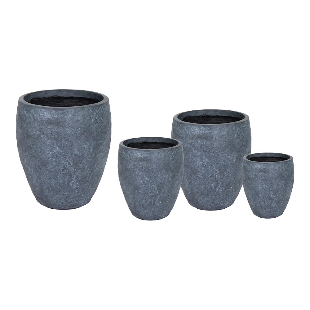 Bloempot Arizona BulletHigh - D44.5 X H50cm - Donkergrijs 4 Bloempot Arizona BulletHigh - D44.5 X H50cm - Donkergrijs - Afbeelding 2