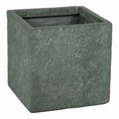 Plantenbak Arizona Cubi Cypress Wash - L23 X B23 X H23cm - Groen