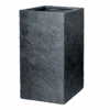 Plantenbak Arizona Cubihi - L28 X B28 X H60cm - Donkergrijs -Pokon Winkel arizona cubihi graphite w28h60 plantenbak 1 6