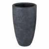 Bloempot Arizona High Vase - D34 X H66cm - Donkergrijs -Pokon Winkel arizona high vase graphite d34h66 bloempot 1 7