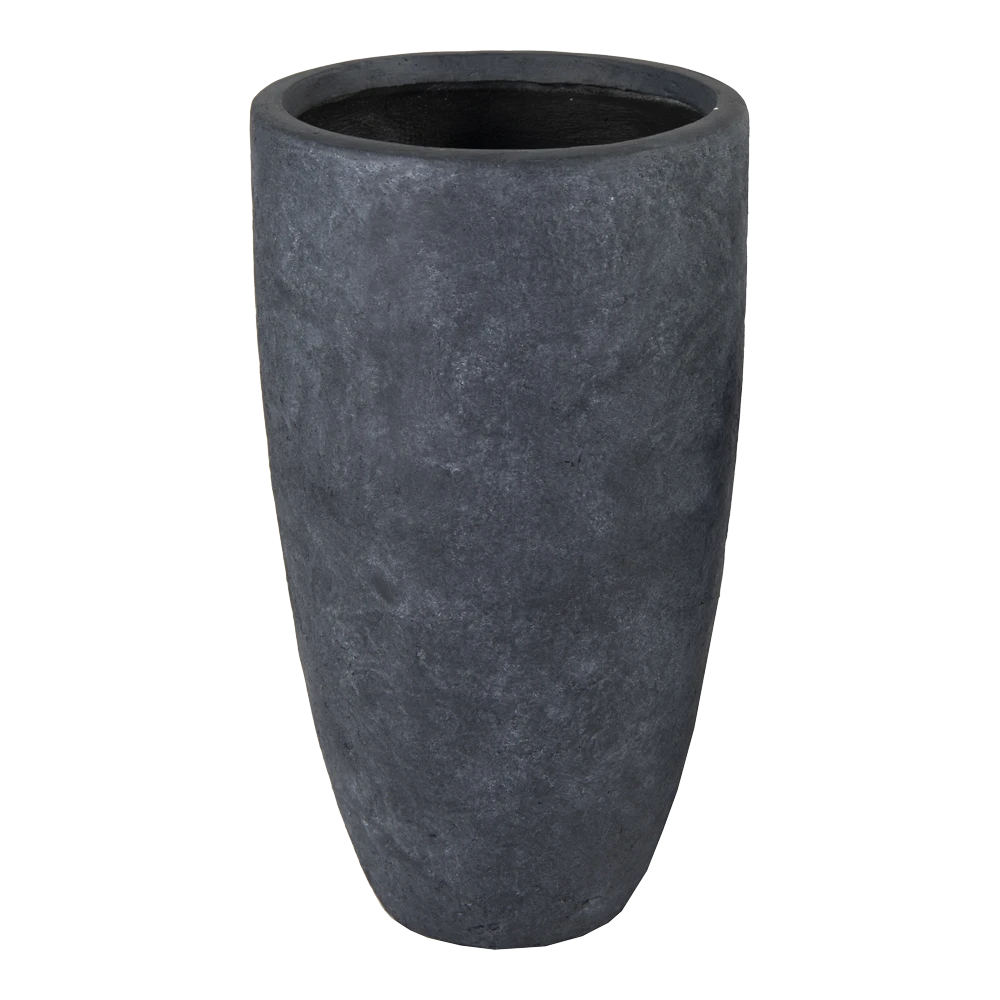 Bloempot Arizona High Vase - D56 X H100cm - Donkergrijs 3 Bloempot Arizona High Vase - D56 X H100cm - Donkergrijs