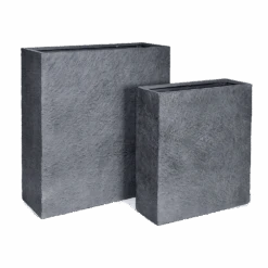 Plantenbak Arizone Terras - L60 X B22 X H72cm - Donkergrijs -Pokon Winkel arizona terrace partit graphite l60w22h72 plantenbak 6 7