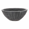 Plantenschaal Arkansas - D55 X H24cm - Donkergrijs -Pokon Winkel arkansas bowl low graphite d55h24 plantenschaal 1