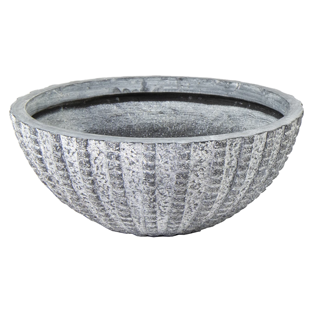 Plantenschaal Arkansas - D55 X H24cm - Lichtgrijs 3 Plantenschaal Arkansas - D55 X H24cm - Lichtgrijs