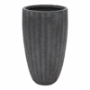 Bloempot Arkansas High Vase - D44 X H77cm - Donkergrijs -Pokon Winkel arkansas high vase graphite d44h77 bloempot 1