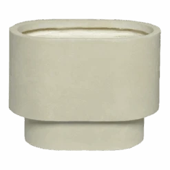 Bloempot Alexis Ovaal - L42 X B27 X H31cm - Beige