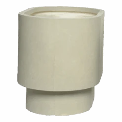 Bloempot Alexis Ovaal - L52 X B34 X H40cm - Beige -Pokon Winkel bloempot alexis ovaal beige bloempot 3