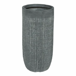 Bloempot Bryan Hoog - D34 X H63,5cm - Grijs