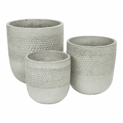 Bloempot Collin - D33 X H34cm - Wit 6 Bloempot Collin - D33 X H34cm - Wit -Pokon Winkel bloempot collin wit bloempot 2 2