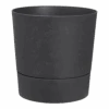 Bloempot Elho Greensense Aqua Care Rond - D43 X H34cm - Houtskoolgrijs -Pokon Winkel bloempot elho greensense aqua care rond d43 x h34cm houtskoolgrijs bloempot 1 1