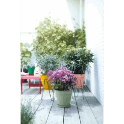 Bloempot Elho Loft Urban Rond 50cm - Pistache Groen -Pokon Winkel bloempot elho loft urban rond pistache groen bloempot pistache groen 5 1 1