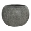 Bloempot Ella - D36 X H27,5cm - Grijs -Pokon Winkel bloempot ella d36 x h27 5cm grijs bloempot 1
