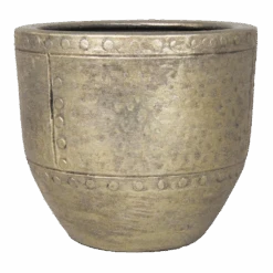 Bloempot Fien - D35 X H32cm - Goud