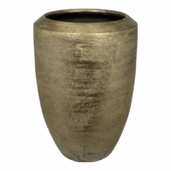 Bloempot Kos Hoog - D23 X H35cm - Goud