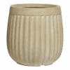 Bloempot Laura - D43 X H43cm - Beige 2 Bloempot Laura - D43 X H43cm - Beige -Pokon Winkel bloempot laura beige bloempot 1