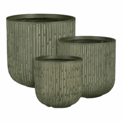 Bloempot Malmo - D26 X H26,5cm - Groen -Pokon Winkel bloempot malmo groen bloempot 2