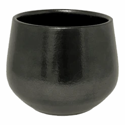 Bloempot Petra - D19 X H16cm - Platinum