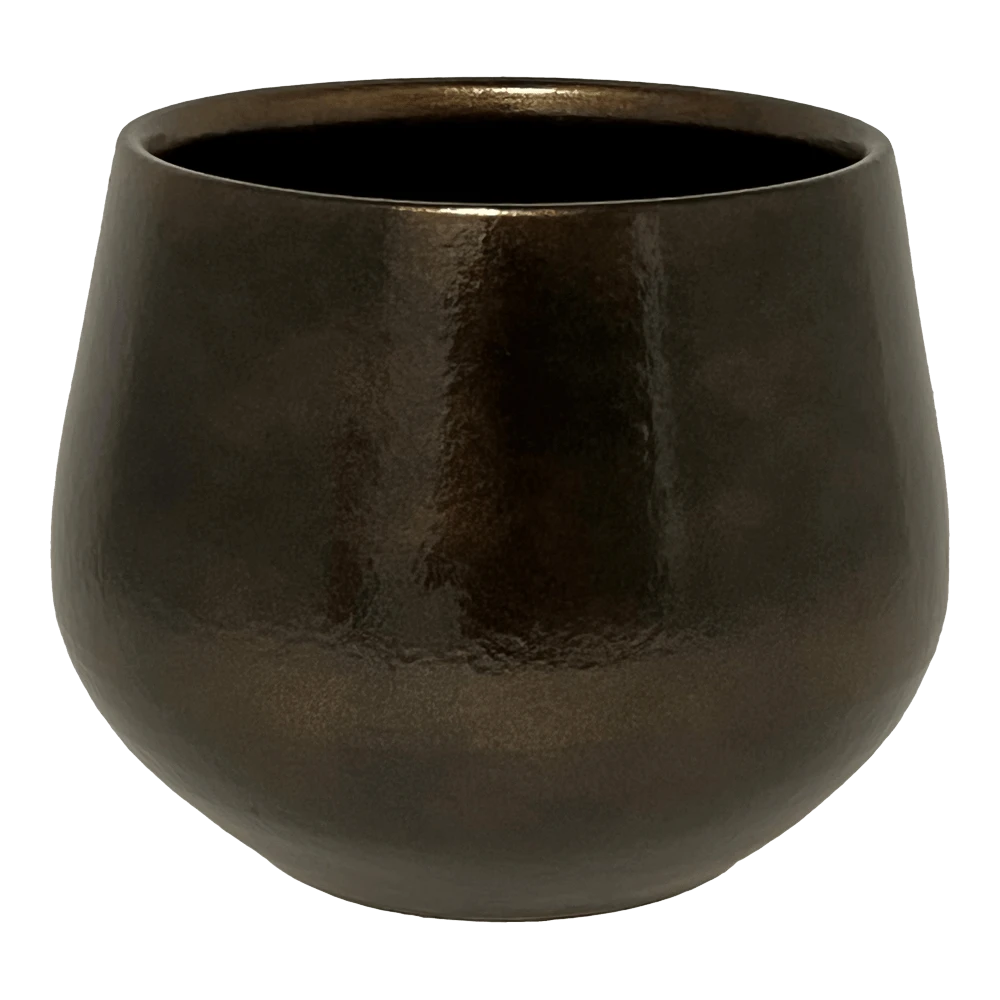 Bloempot Petra - D23 X H20cm - Koper 3 Bloempot Petra - D23 X H20cm - Koper