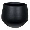 Bloempot Petra - D27 X H24cm - Mat Zwart -Pokon Winkel bloempot petra d27xh24cm mat zwart bloempot 1