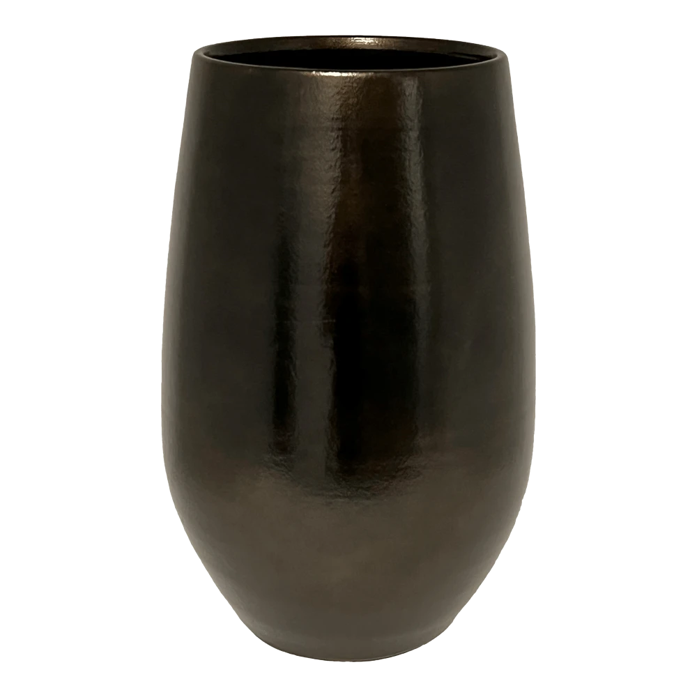 Bloempot Petra Hoog - D23 X H35cm - Koper 3 Bloempot Petra Hoog - D23 X H35cm - Koper