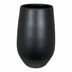 Bloempot Petra Hoog - D27 X H45cm - Mat Zwart