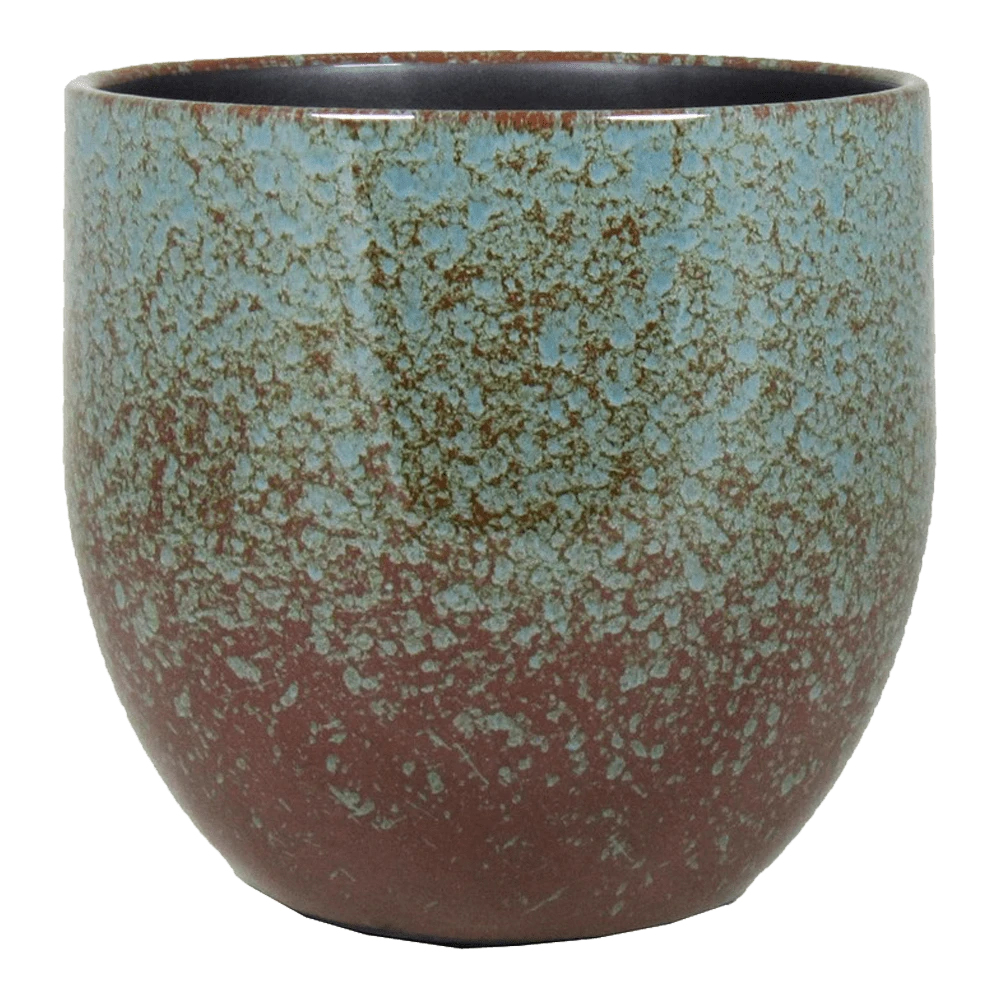 Bloempot Sepp - D24 X H24cm - Blauw 3 Bloempot Sepp - D24 X H24cm - Blauw