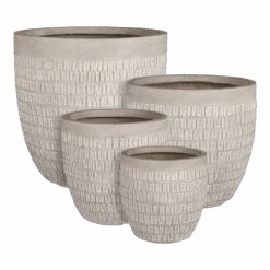 Bloempot Tallinn - D25,5 X H26cm - Taupe