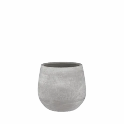 Bloempot Victor - H24 X D25cm - Grijs
