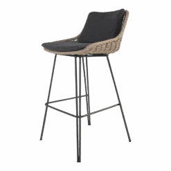 Bohemian Bar Stoel - Naturel - Incl. Kussen -Pokon Winkel bohemian bar stoel naturel incl kussen 5 1