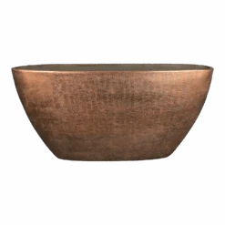 Bloempot Mira Ovaal - L73 X B17 X H36cm - Koper