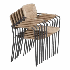 Bora Dining Stoel - Naturel -Pokon Winkel bora dining stoel naturel 6 1