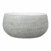 Plantenschaal Ryan - D28 X H13cm - White Black -Pokon Winkel bowl ryan white black d28 h13 plantenschaal 1