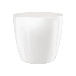 Bloempot Elho Brussels Diamond Rond 25cm - Wit