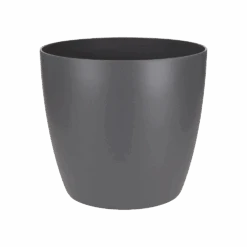 Bloempot Elho Brussels Rond 25cm - Antraciet