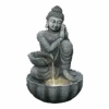 Buddha Met Waterschaal - 82cm Hoog - Polystone -Pokon Winkel buddha met waterschaal 82cm hoog polystone 1