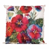 Buitenkussen Rode Bloemen 45x45cm - Tuinkussen 1 Buitenkussen Rode Bloemen 45x45cm - Tuinkussen -Pokon Winkel buitenkussen rode bloemen 45x45cm tuinkussen polyester 1