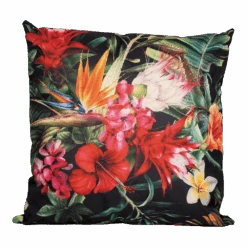 Buitenkussen Tropische Bloem 60x60cm - Tuinkussen
