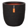 Capi Bloempot Bol Nature Row NL - D54 X H52cm - Zwart -Pokon Winkel capi bloempot bol nature row nl d54 x h52cm zwart bloempot 1 2