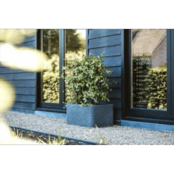 Capi Plantenbak Rechthoek Nature Rib NL - L73 X B39 X H32cm - Donkergrijs -Pokon Winkel capi plantenbak rechthoek nature rib nl l73 x b39 x h32cm donkergrijs plantenbak 6 1