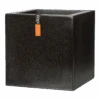 Capi Plantenbak Vierkant Lux Terrazo - L20 X B20 X H20cm - Zwart -Pokon Winkel capi plantenbak vierkant lux terrazo l20 x b20 x h20cm zwart plantenbak 1 1