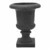Bloempot French Vase - D50 X H68cm - Donkergrijs -Pokon Winkel clayfibre french vase m l graphite d50h68 bloempot 1