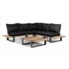 Dawson Teak Loungeset Complete Black -Pokon Winkel dawson teak loungeset complete black 1 1