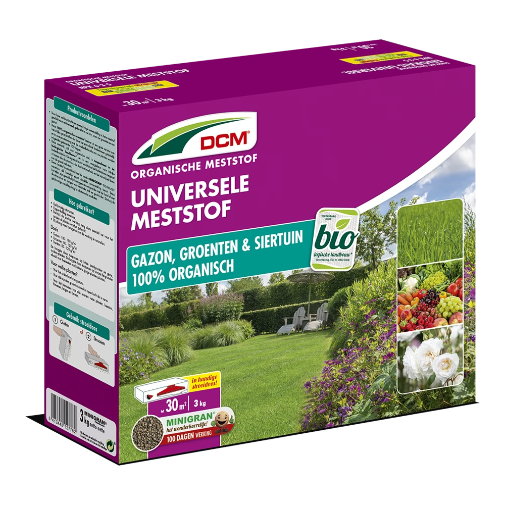 DCM Meststof Universeel - 3kg - Tuinplanten Voeding, Gazonmeststof 3 DCM Meststof Universeel - 3kg - Tuinplanten Voeding, Gazonmeststof