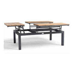 Flip-Up Coffee Tafel - 120 X 79 X 42 Cm - Teak -Pokon Winkel flip up coffee tafel 120x79x42 cm teak 4