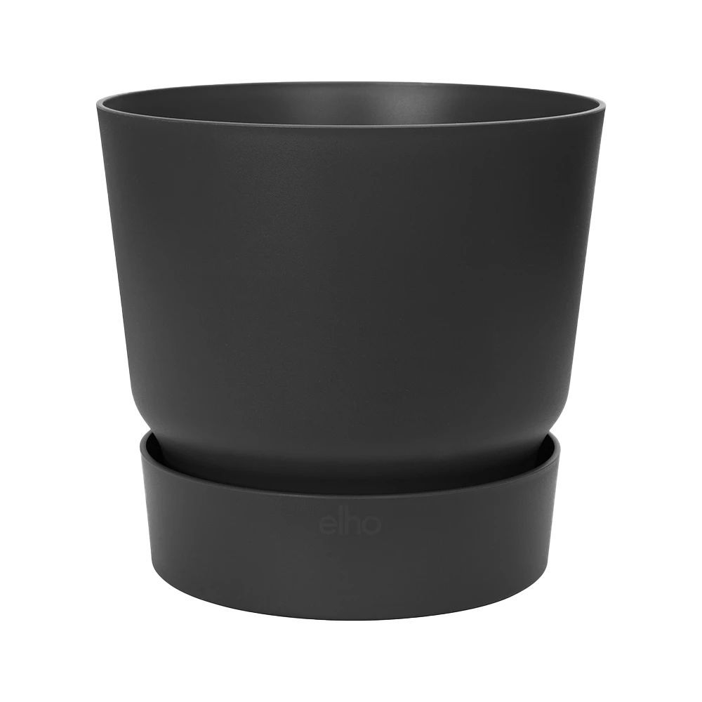 Elho Bloempot Greenville Rond 30cm - Living Black 3 Elho Bloempot Greenville Rond 30cm - Living Black