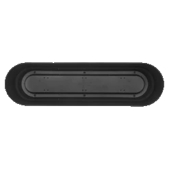 Bloembak Elho Greenville Terrace Long 70cm - Met Wielen - Living Black -Pokon Winkel greenville trough long 70 plantenbak living black 3 7