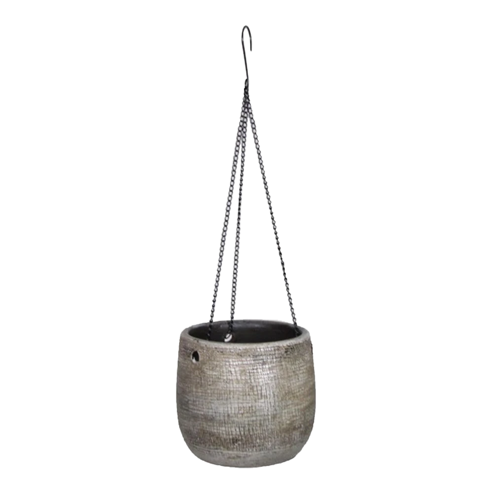 Hangpot Mira - D18 X H16cm - Wit 3 Hangpot Mira - D18 X H16cm - Wit